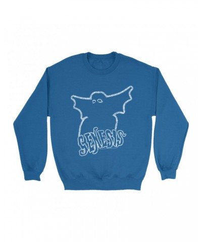 Genesis Sweatshirt | Band Logo With Ghost Distressed Sweatshirt $15.38 Sweatshirts