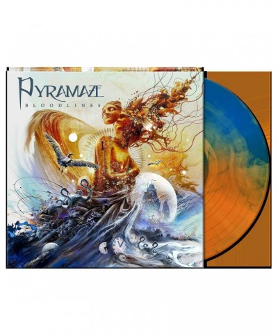 Pyramaze Bloodlines (Orange/Blue Marbled) Vinyl Record $18.00 Vinyl