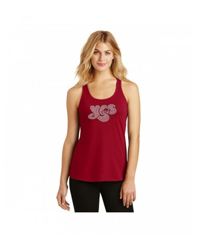 Yes Bling Logo Flowy Racer Tank $14.99 Shirts