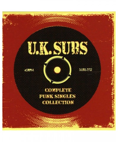 U.K. Subs COMPLETE PUNK SINGLES COLLECTION CD $6.29 CD