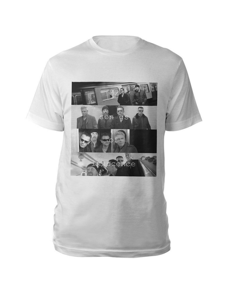 U2 Songs Of Innocence Multiple Photo T-shirt (White) $11.50 Shirts