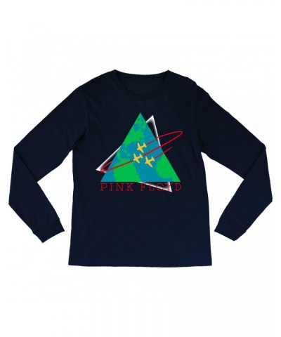 Pink Floyd Long Sleeve Shirt | Learning To Fly Concert Logo Shirt $14.38 Shirts