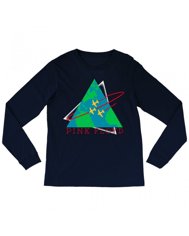 Pink Floyd Long Sleeve Shirt | Learning To Fly Concert Logo Shirt $14.38 Shirts