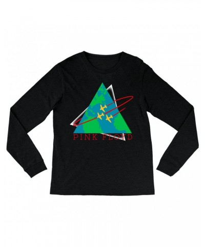 Pink Floyd Long Sleeve Shirt | Learning To Fly Concert Logo Shirt $14.38 Shirts