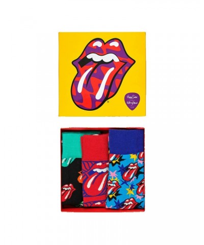 The Rolling Stones Happy Socks 3 Pack Box Set $23.04 Footware