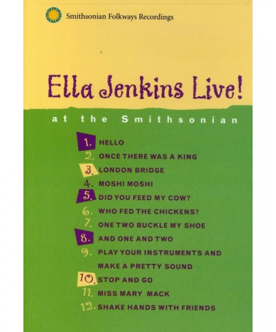 Ella Jenkins LIVE AT THE SMITHSONIAN DVD $3.92 Videos