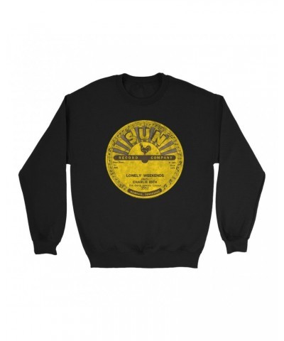 Charlie Rich Sweatshirt | Lonely Weekends Record Label Distressed Sweatshirt $11.18 Sweatshirts