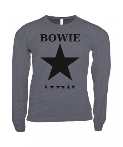 David Bowie Long Sleeve Shirt | Bowie Stars Shirt $14.68 Shirts