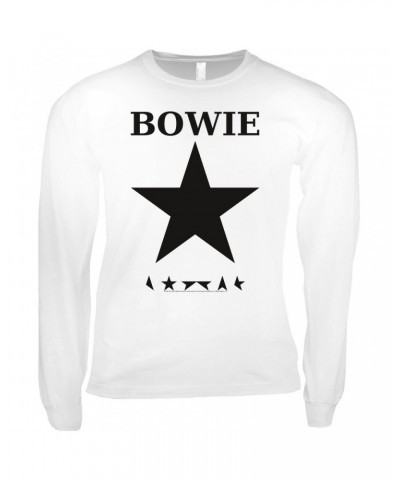 David Bowie Long Sleeve Shirt | Bowie Stars Shirt $14.68 Shirts