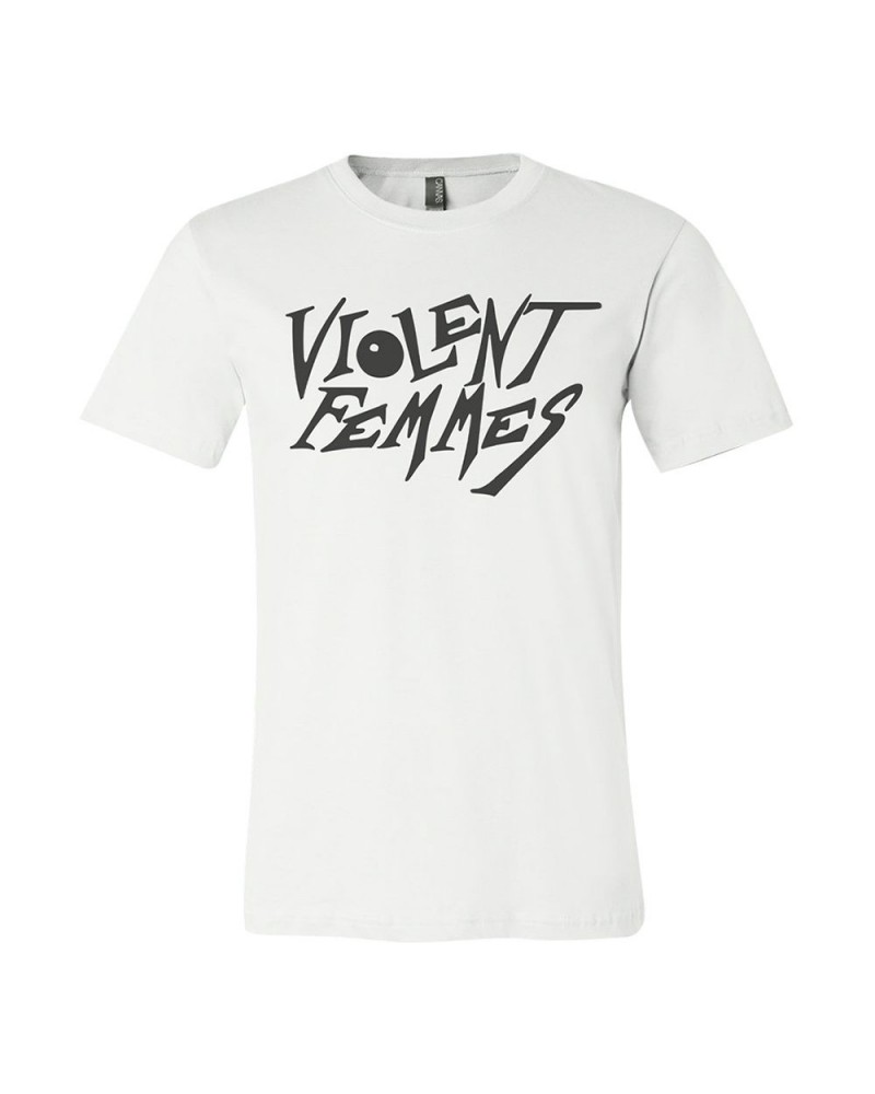 Violent Femmes WHITE LOGO TEE $6.75 Shirts