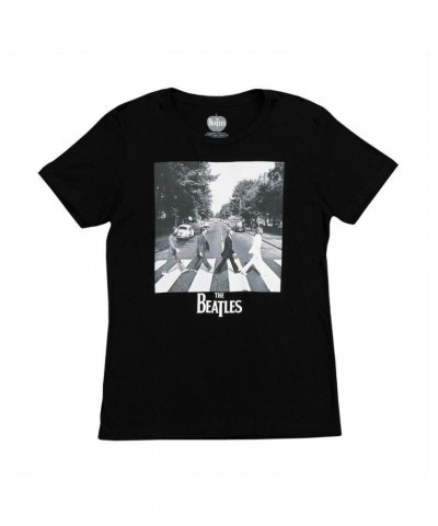 The Beatles Abbey Road Black and White Women's T-Shirt $13.80 Shirts