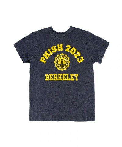 Phish Berkeley 2023 Collegiate Youth Event Tee on Washed Navy $9.00 Shirts