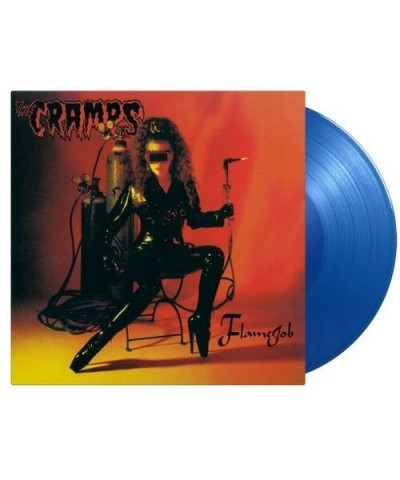 The Cramps Flamejob (Translucent Blue) Vinyl Record $9.30 Vinyl