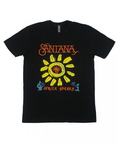 Santana Black Africa Speaks Unisex Tee $8.50 Shirts