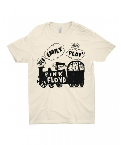 Pink Floyd T-Shirt | See Emily Play Train Sketch Shirt $8.48 Shirts