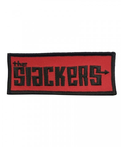 The Slackers Text Logo - Black on Red - Patch - Embroidered - 4" x 1.5" $1.23 Accessories