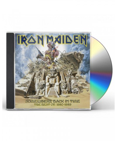 Iron Maiden SOMEWHERE BACK IN TIME: THE BEST OF 1980-1989 CD $7.35 CD