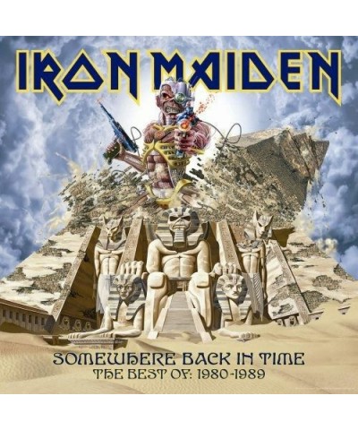 Iron Maiden SOMEWHERE BACK IN TIME: THE BEST OF 1980-1989 CD $7.35 CD