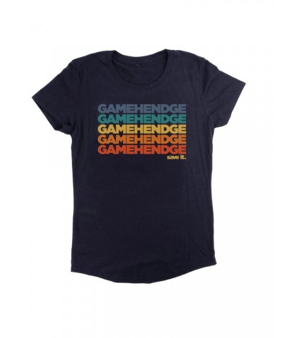 Phish Women's Save Gamehendge Tee on Navy $12.00 Shirts