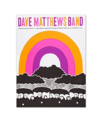 Dave Matthews Band Chula Vista CA 9/28/07 Show Poster $16.00 Decor