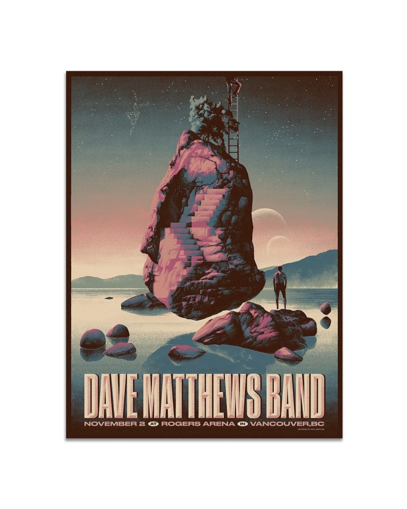 Dave Matthews Band Show Poster Vancouver BC 11/02/2022 $21.60 Decor