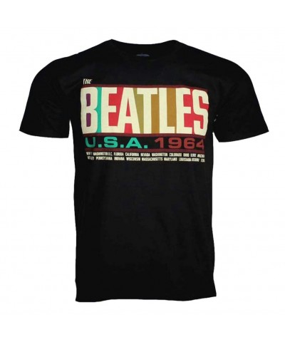 The Beatles T Shirt | Beatles USA 1964 T-Shirt $8.58 Shirts