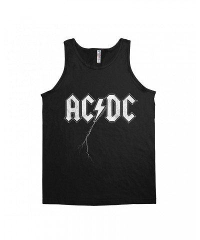 AC/DC Unisex Tank Top | Lightning Strike Logo Shirt $9.23 Shirts