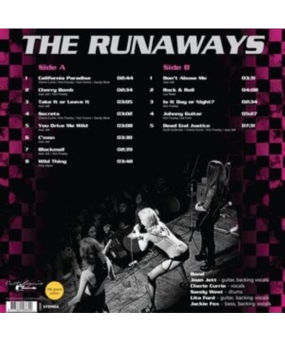 The Runaways LP Vinyl Record - The Agora Cleveland 19 76 $10.16 Vinyl