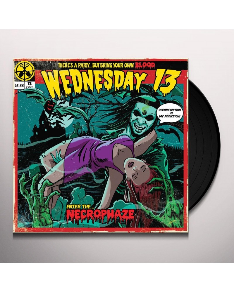 Wednesday 13 NECROPHAZE (MINT/PURPLE SWIRL) Vinyl Record $9.40 Vinyl