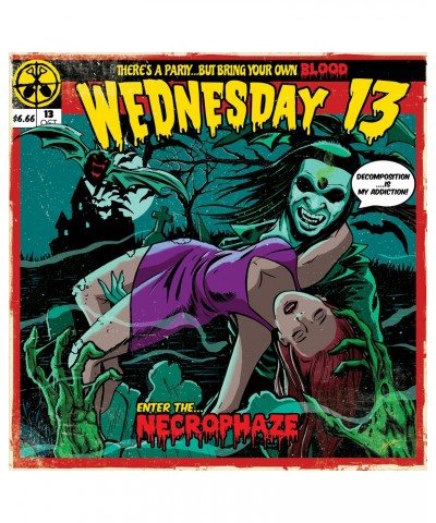 Wednesday 13 NECROPHAZE (MINT/PURPLE SWIRL) Vinyl Record $9.40 Vinyl