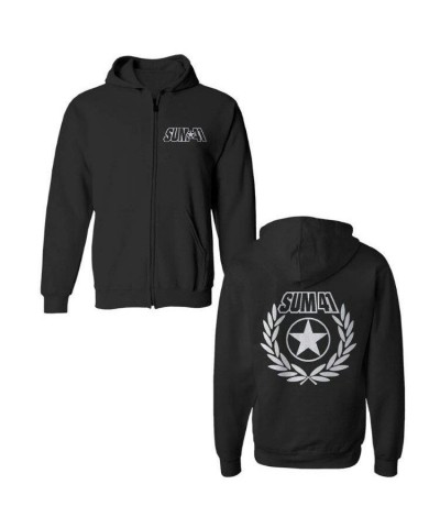 Sum 41 Logo Zip Black Hoody $20.38 Sweatshirts