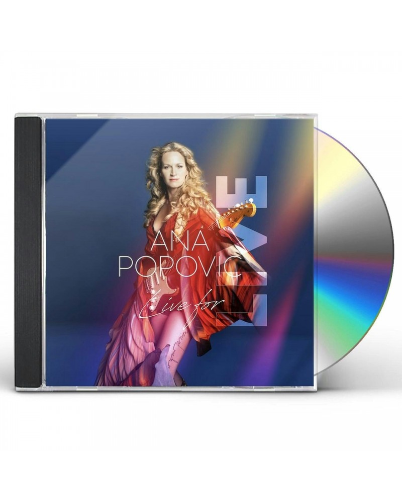 Ana Popovic LIVE FOR LIVE CD $6.60 CD