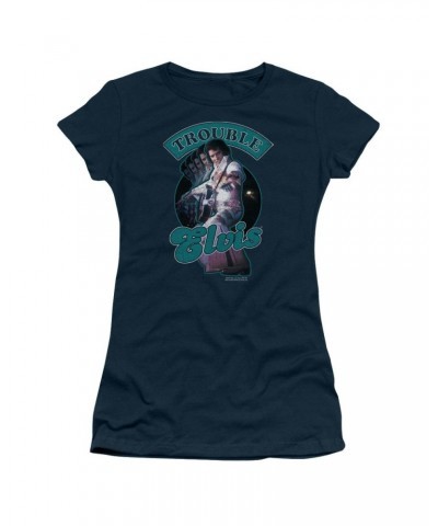 Elvis Presley Juniors Shirt | TOTAL TROUBLE Juniors T Shirt $8.16 Shirts