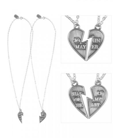 John Mayer "Half of my Heart" Pendant Necklace Set $42.14 Accessories