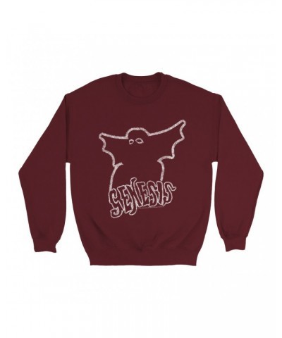 Genesis Sweatshirt | Band Logo With Ghost Distressed Sweatshirt $15.38 Sweatshirts