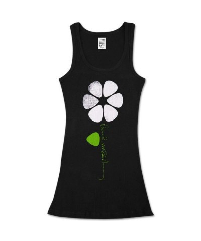 Paul McCartney Picked Flower Black Tank $8.50 Shirts