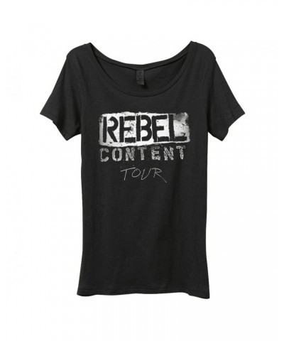 Neil Young Rebel Crunch Organic Women's Scoop T-Shirt $11.90 Shirts