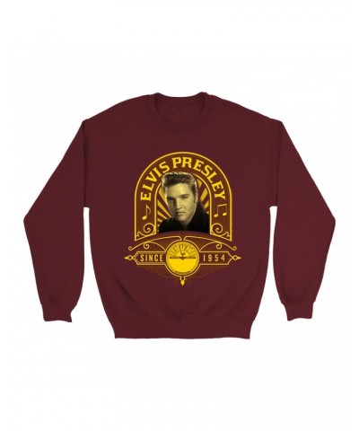 Elvis Presley Sweatshirt | Guilded Est. 1954 Sweatshirt $10.83 Sweatshirts